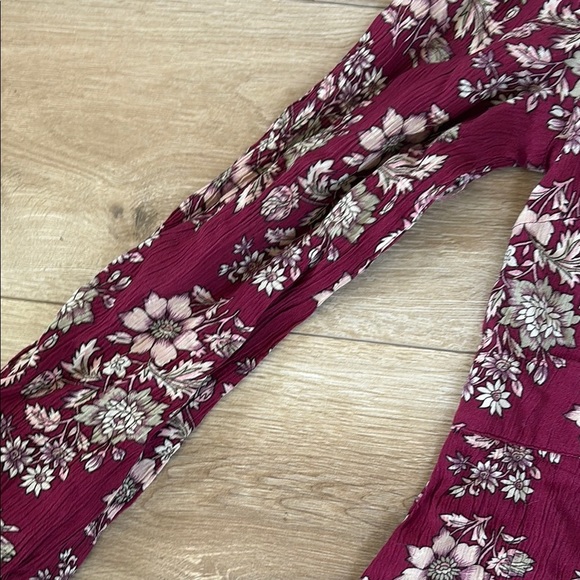 American Eagle Outfitters Red Long Sleeve Wrap Dress - Picture 5 of 13